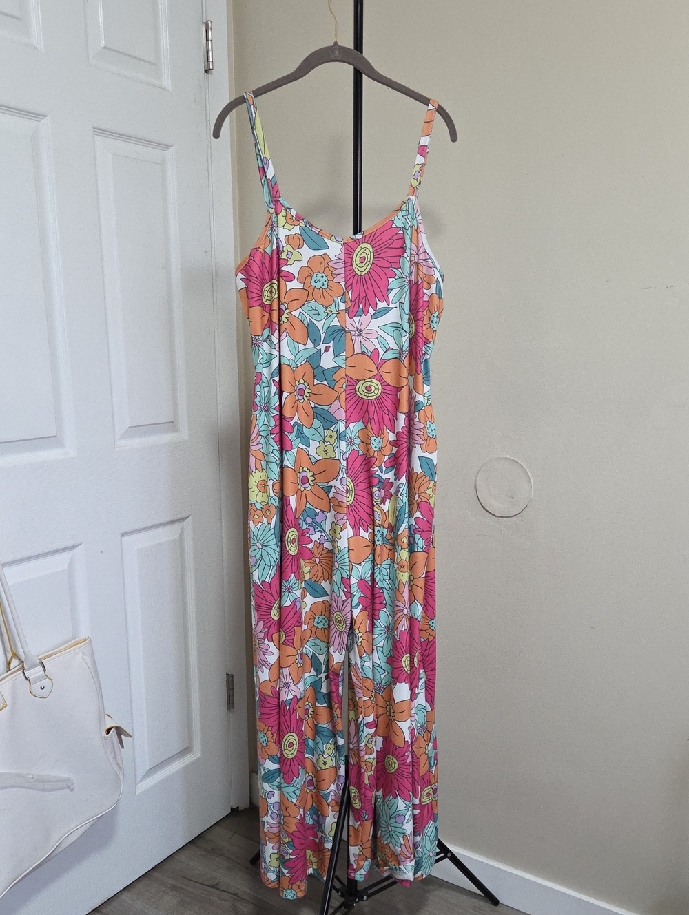 BloomChic Plus Szie  Floral Maxi Jumpsuit